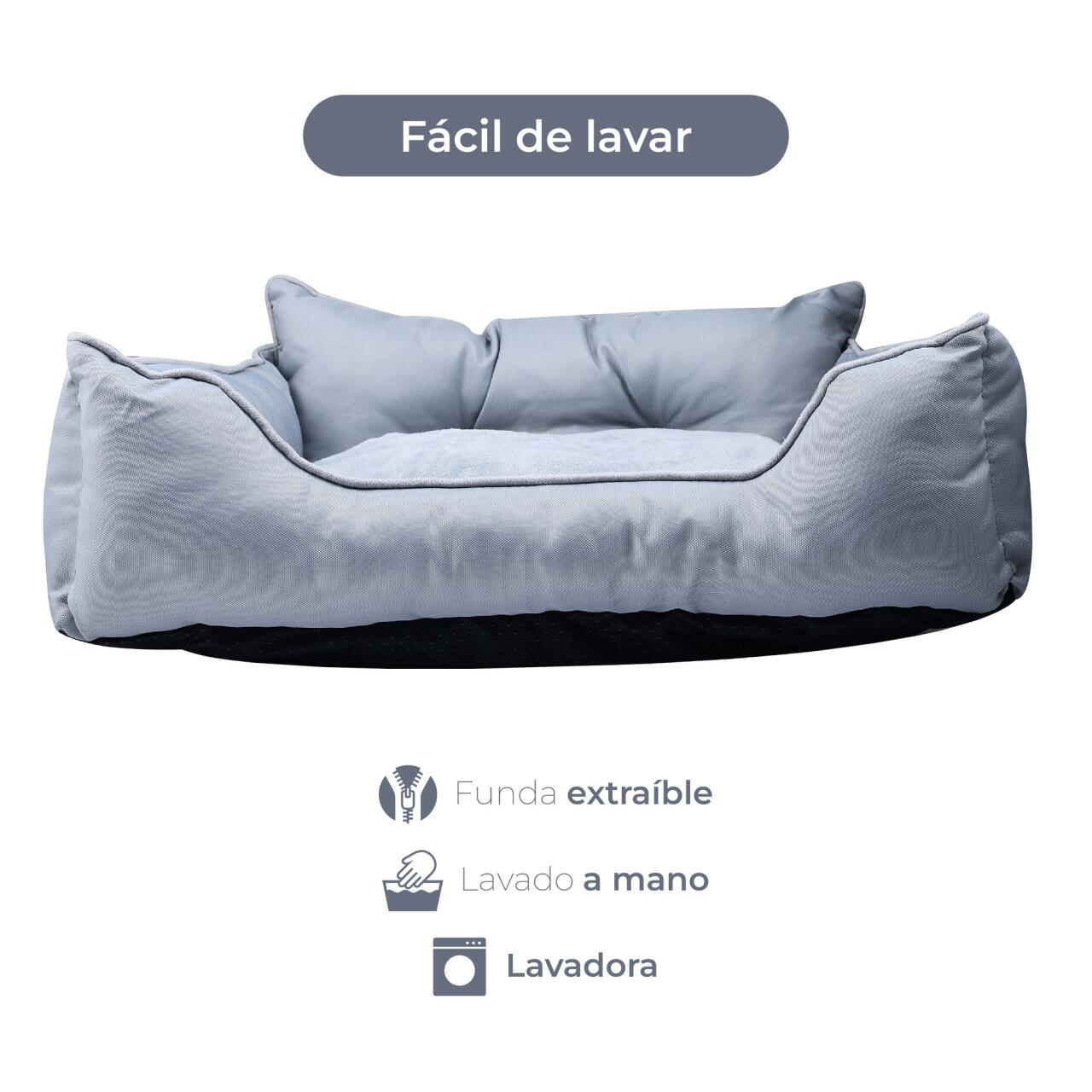 Cama para Mascota Benetton BE - Diseño Ergonómico y Lavable, Disponible en Varias Dimensiones - ESHome