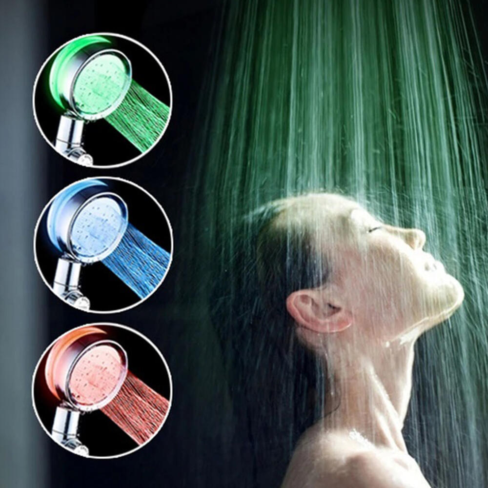 Cabezal de Ducha Con Luz Led