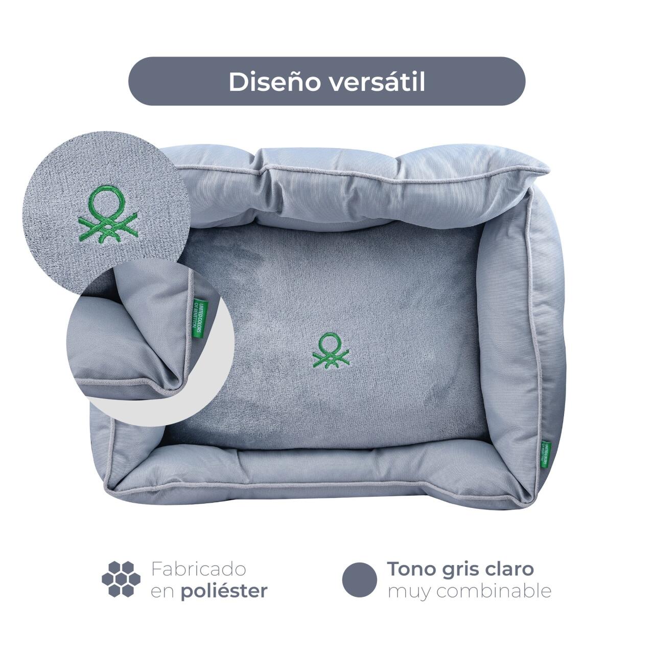 Cama para Mascota Benetton BE - Diseño Ergonómico y Lavable, Disponible en Varias Dimensiones - ESHome