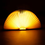 Lámpara Libro Plegable de Madera