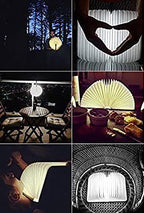 Lámpara Libro Plegable de Madera