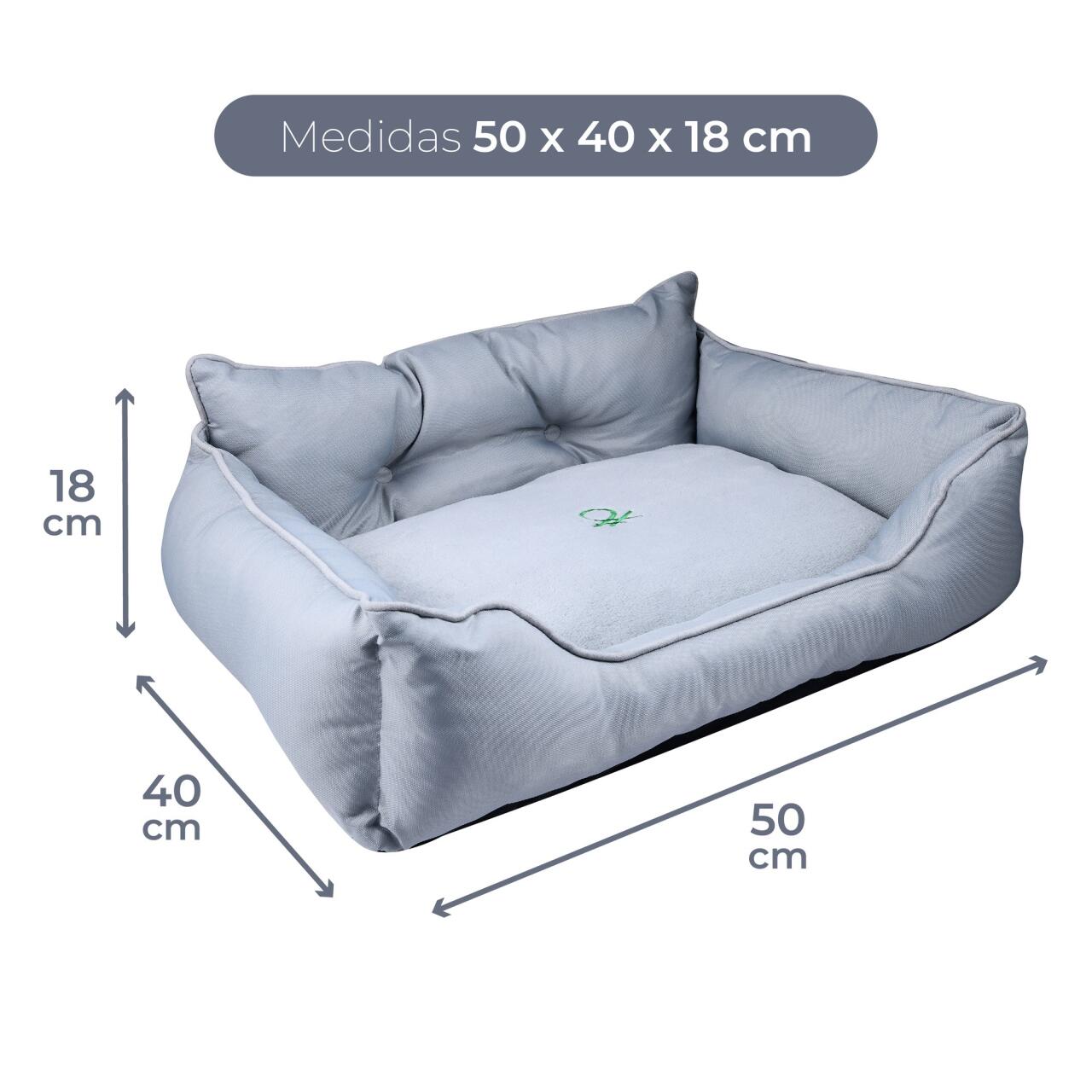 Cama para Mascota Benetton BE - Diseño Ergonómico y Lavable, Disponible en Varias Dimensiones - ESHome