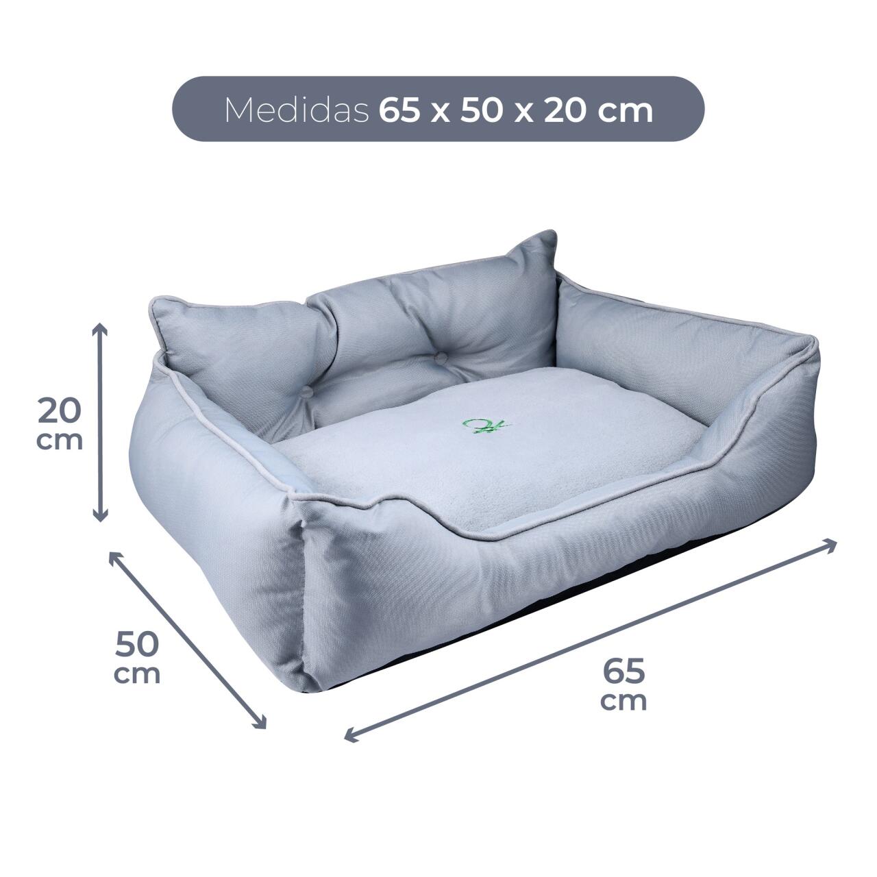 Cama para Mascota Benetton BE - Diseño Ergonómico y Lavable, Disponible en Varias Dimensiones