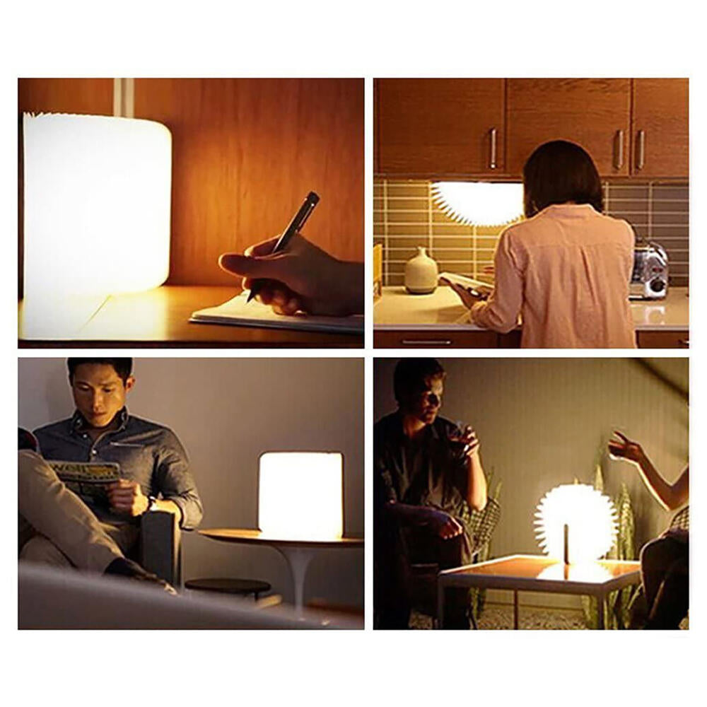 Lámpara Libro Plegable de Madera